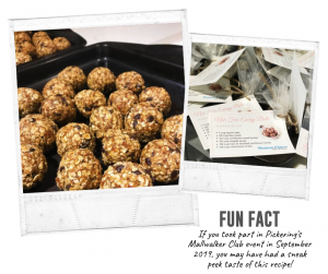 Nut-Free Energy Balls Behind The Scenes